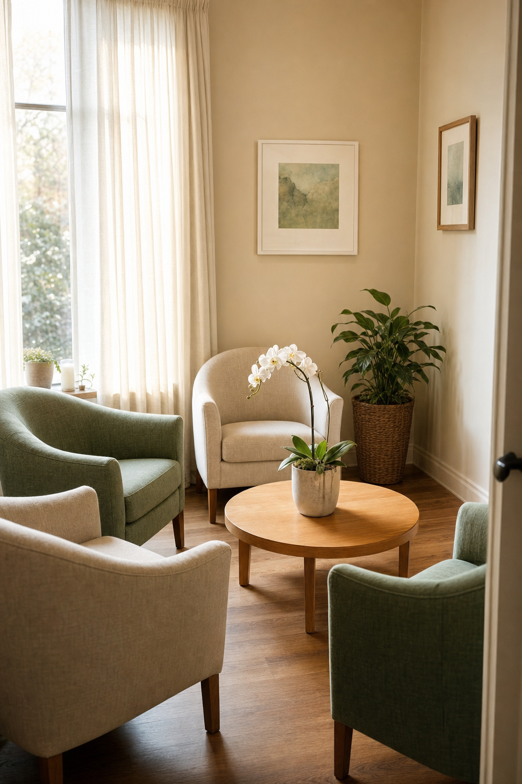 The waiting area at Gregory A. Bowman DDS